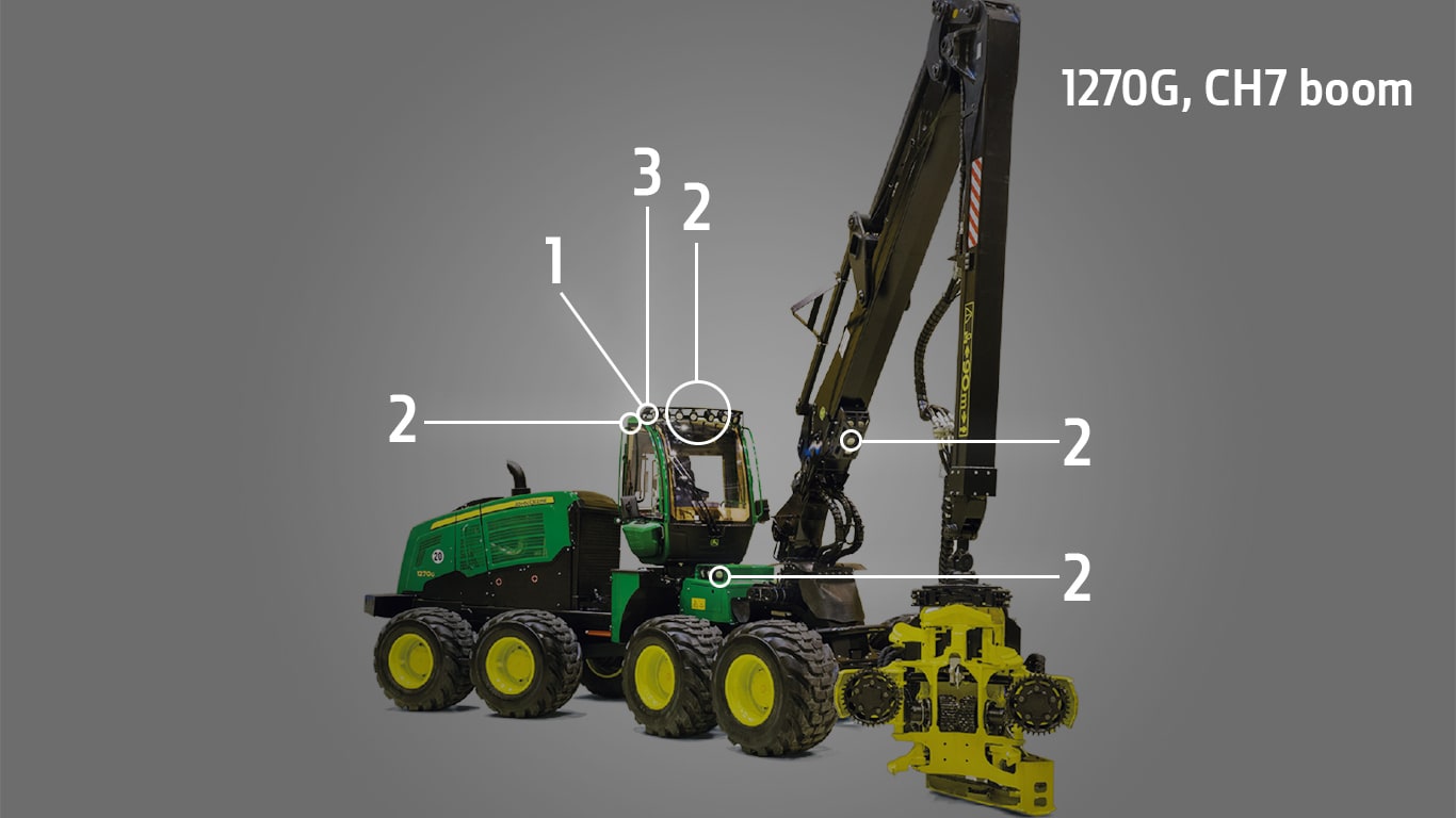 John Deere 1270G + CH7