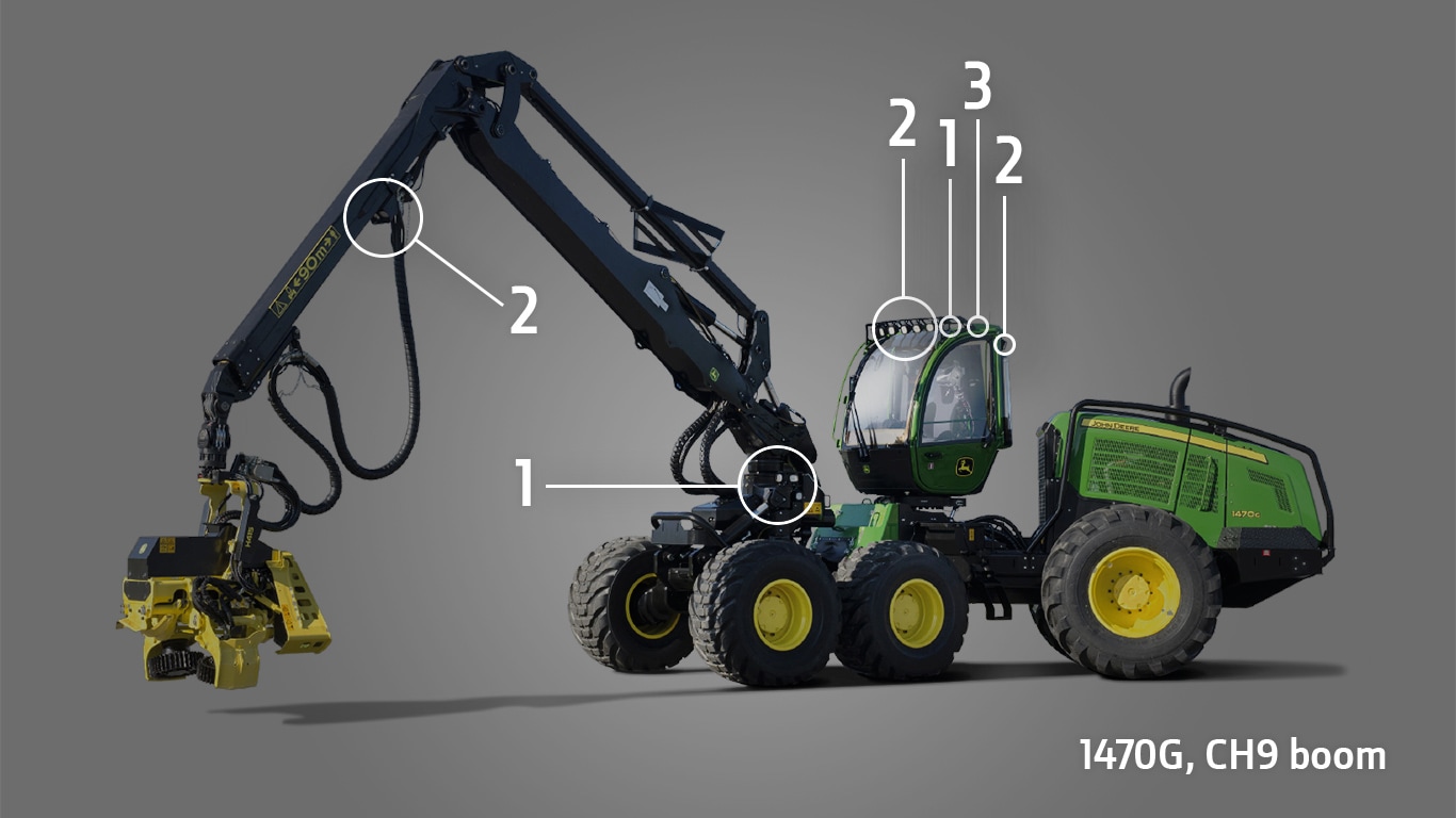 John Deere 1470G + CH9