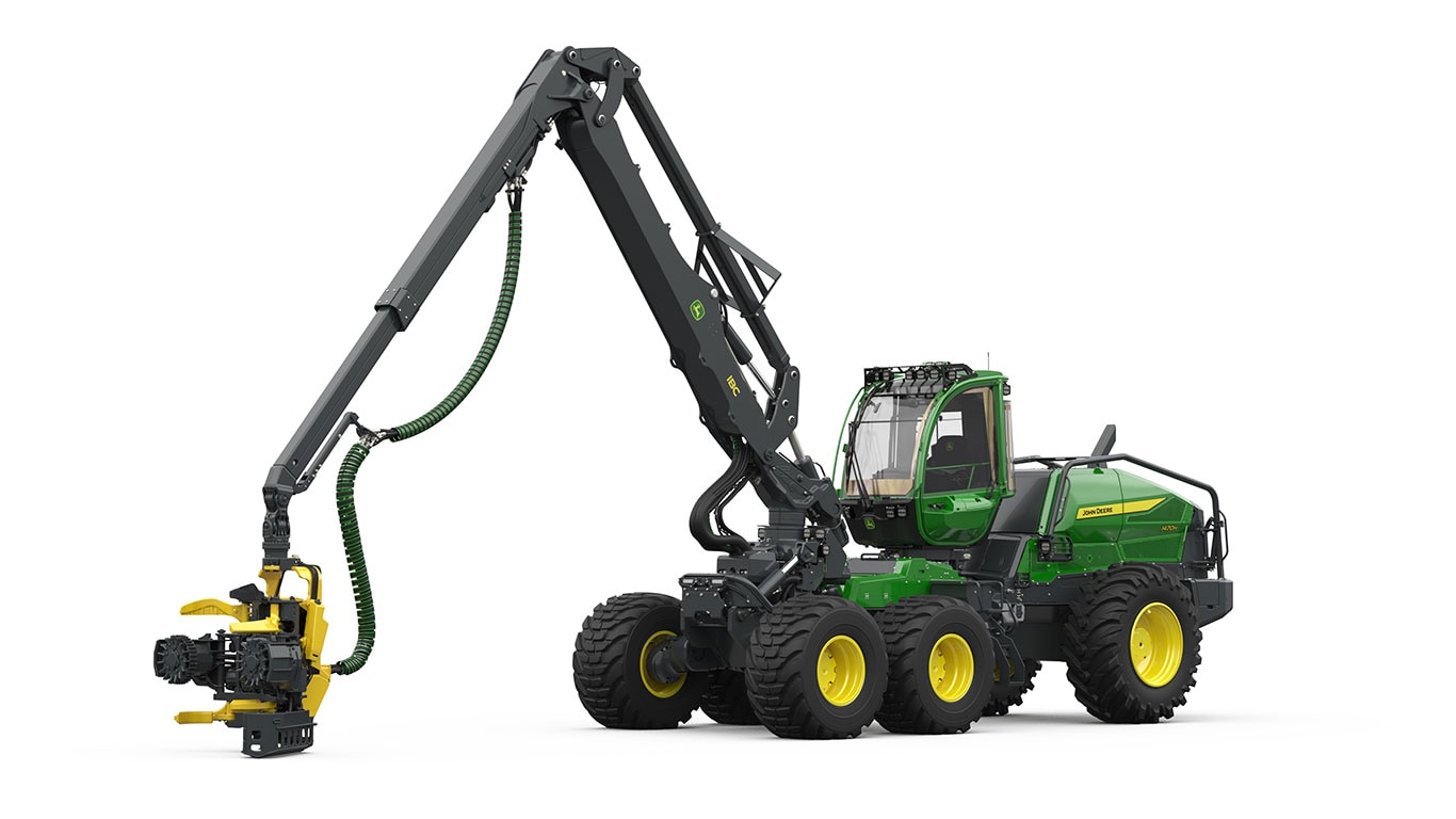 John Deere harvesters ar riteņiem 1470H